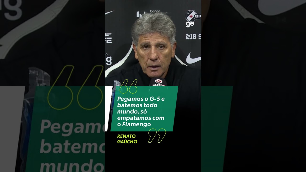"PEGAMOS O G-5 E BATEMOS EM TODO MUNDO, SÓ EMPATAMOS COM O FLAMENGO" | #shorts | ge.globo