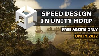 Lonely Island - Free assets only | Unity 2022 | Speed Level Design | Enviro Design | HDRP