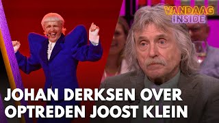 Johan Derksen reageert op Songfestival-optreden Joost Klein: 'Weerzinwekkend!' | VANDAAG INSIDE