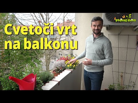 Video: Navpični Vrt Na Balkonu