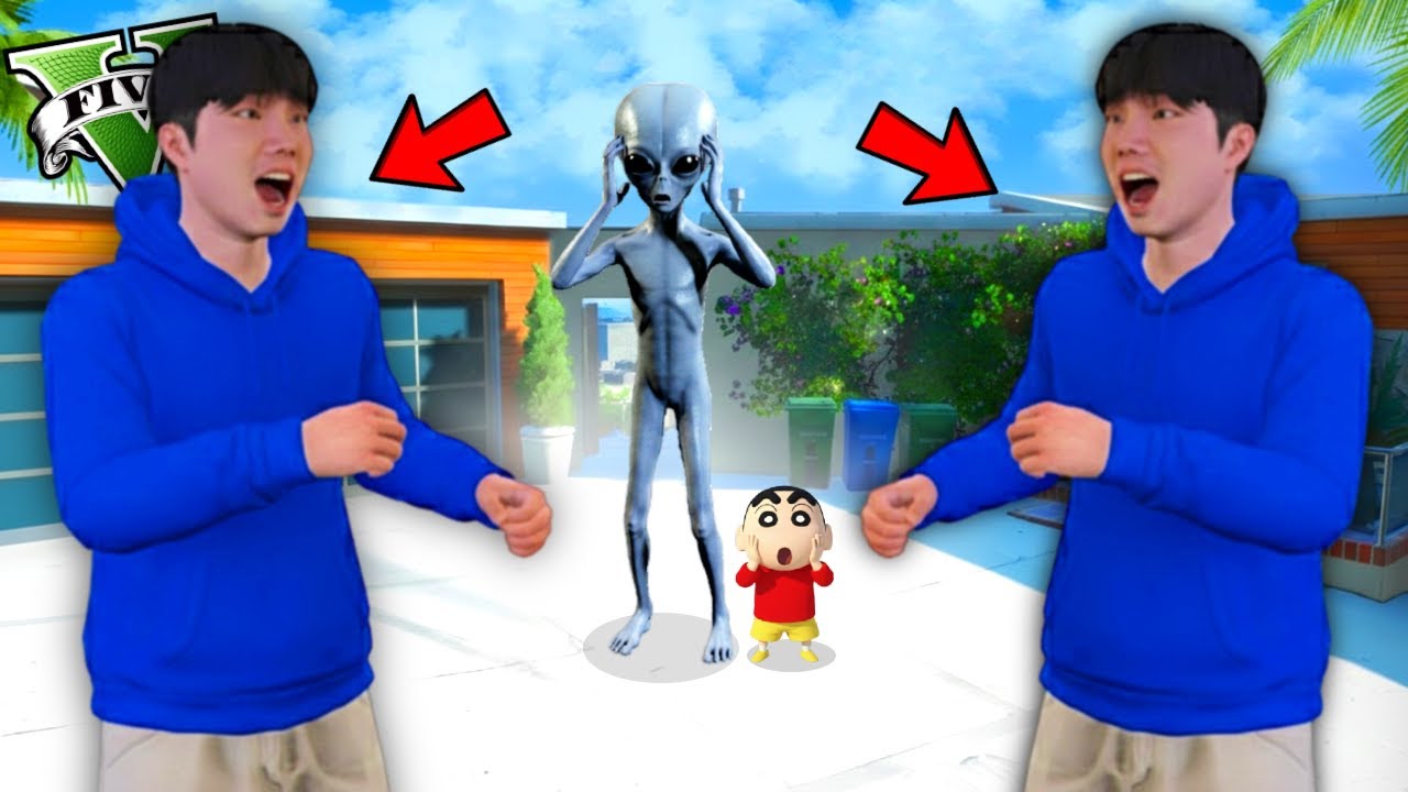 အီးတီ တီထွင်လိုက်တဲ့စက်ကြောင့် ကိုကွမ်း နှစ်ကိုယ်ခွဲဖြစ်သွားပြီ | E.T mistakenly cloned me in GTA V