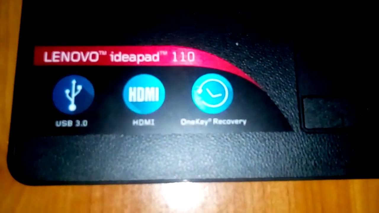 Lenovo Ideapad 110 Windows Installation Youtube