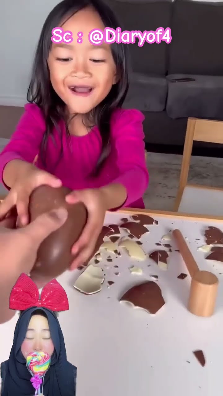 MAMA MENGHANCURKAN COKLAT TELUR ADIK ⁉️ Akankah adik mendapat ganti nya ? @Diaryof4 #shorts #funny