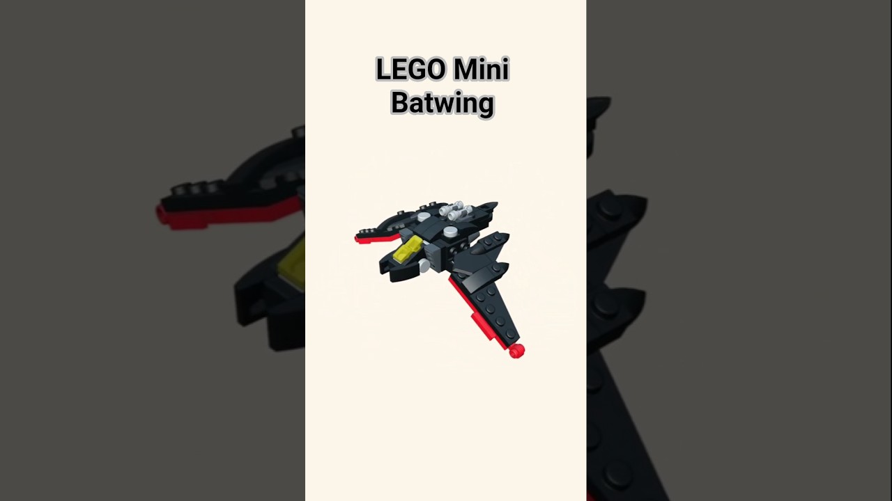 LEGO Mini Batwing - Speed Build Animation