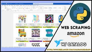 Python WebScraping - Amazon Scraping with Catalog Generator
