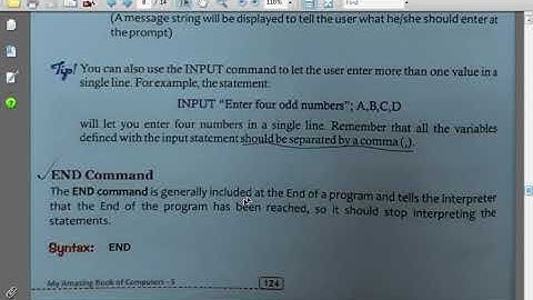 Computer-CLASS-V-Chapter-9-QBasic(Part-2)-LECTURE-(21st January)-SESSION-2020-21