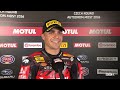 Yari Montella reacts to his perfect weekend in Czechia ✨ | 2026 #CzechWorldSBK 🇨🇿