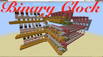 Minecraft Clock (Binary)