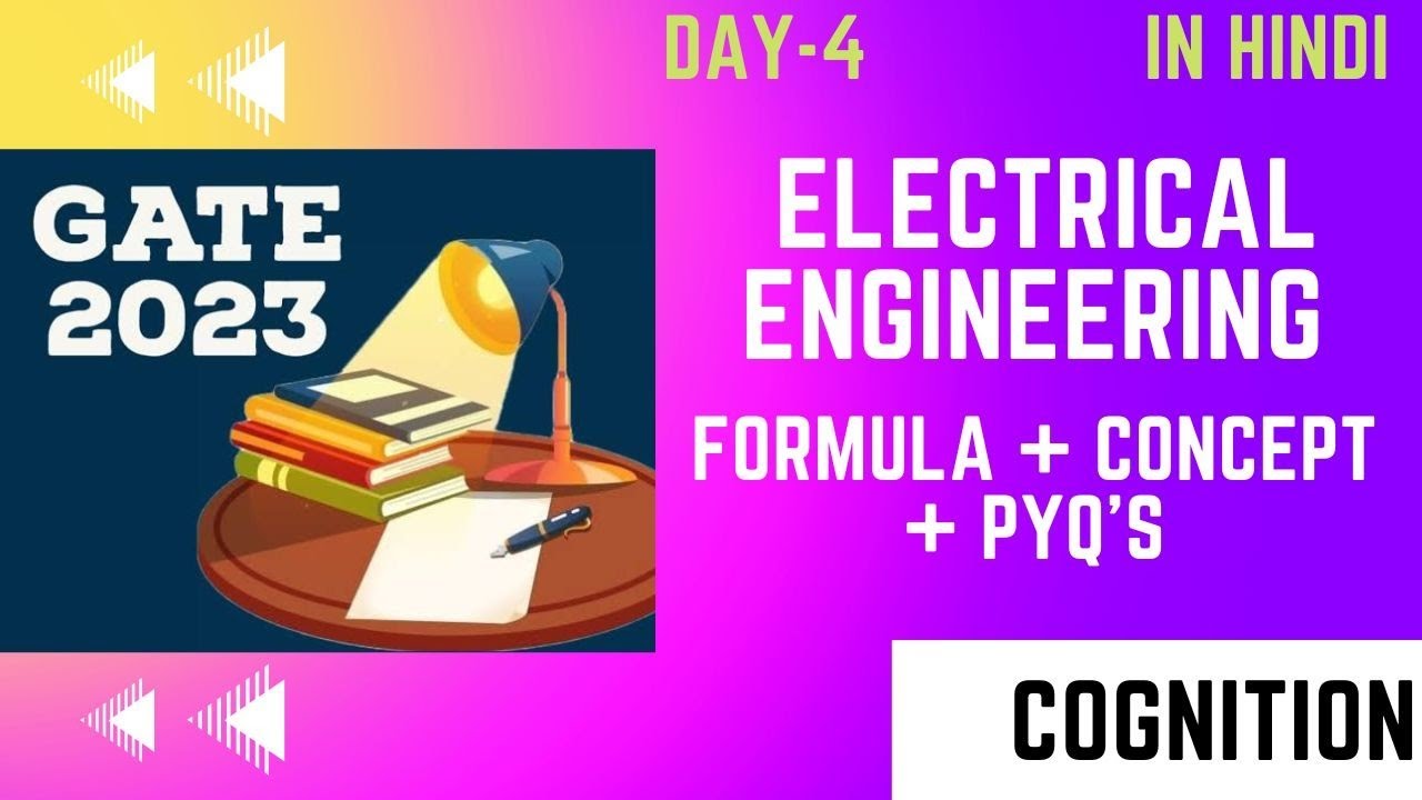 Day 4 Gate Electrical revision 2023 ll crash course Electrical