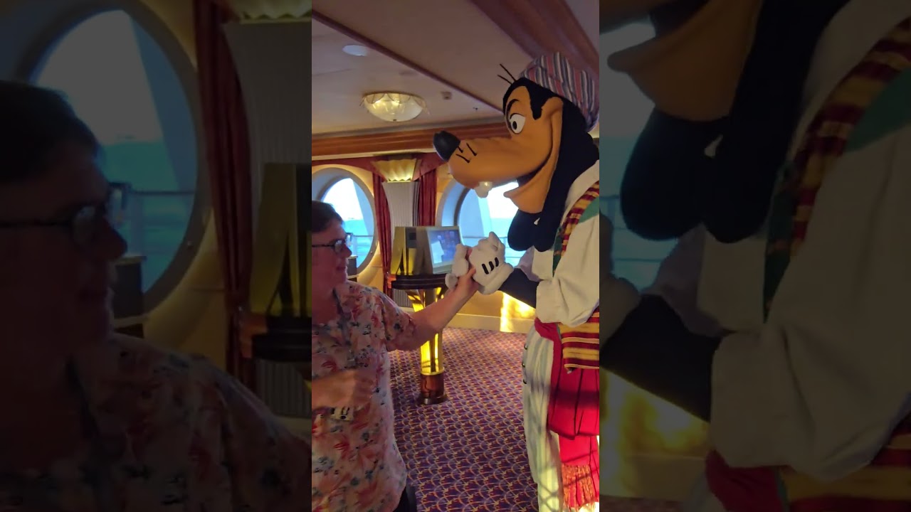 Dancing with Goofy #disney #cruiseship #cruise