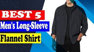 Top 5 Men's Long-Sleeve Flannel Shirts You Can Buy Now! 👕