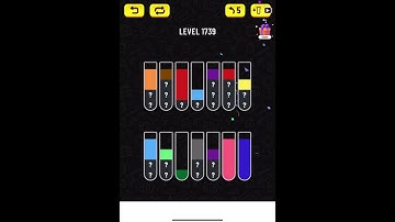 water sort puzzle level 1739