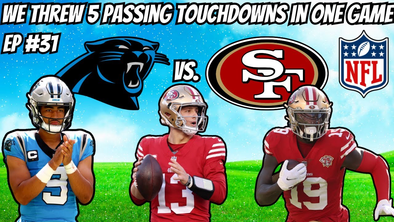 Madden 24 Panthers Franchise EP #31 We Threw 5 Passing Touchdowns In ...