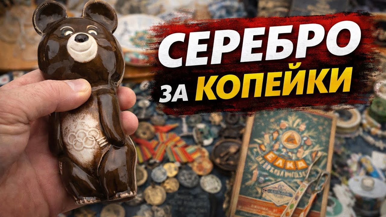 Серебро за копейки. Реальные цены на барахолке 