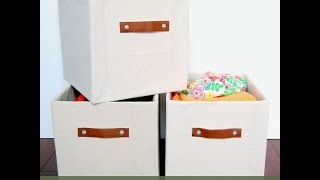 10 DIY Storage Boxes, Baskets And Containers