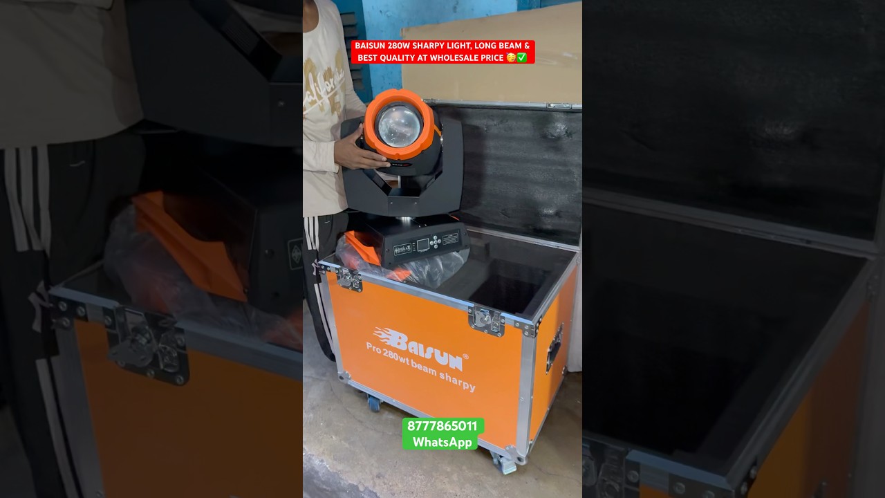 BAISUN 280W SHARPY LIGHT, LONG BEAM & BEST QUALITY AT WHOLESALE PRICE 