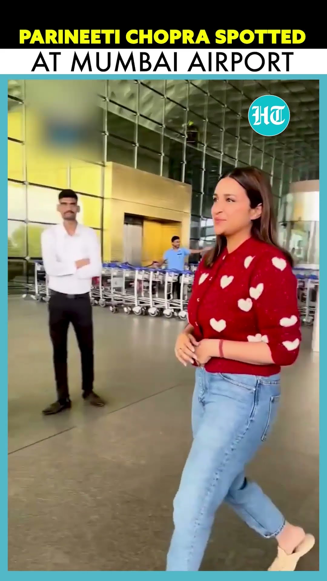 Bollywood Actress Parineeti Chopra Spotted At Mumbai Airport, Looking Effortlessly Chic