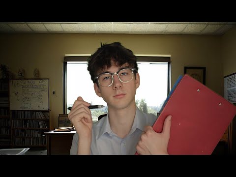 ASMR School Counsellor - Personal Questions & Attention