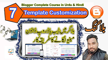 How to Add Tab, Sub Tab, Menu, Sub Menu and Drop Down Menu in Blogger | Blogger course