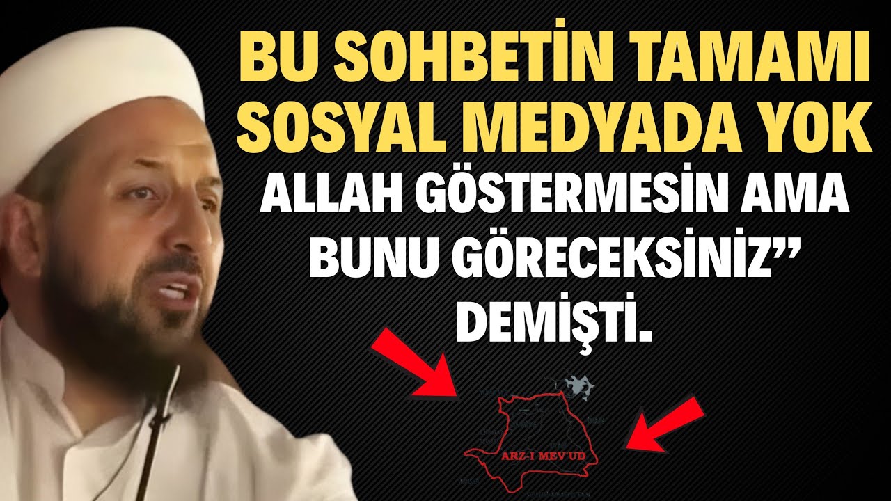 İşte yıllar önce, “Allah göstermesin ama bunu göreceksiniz” dediği o sohbetin tamamı.