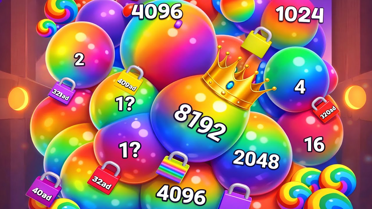 Jelly 2048 🔴 Blob Merge 3D Math Games 🆚 Imposter Choice 2048 ASMR Gameplay Android iOS Ep-99