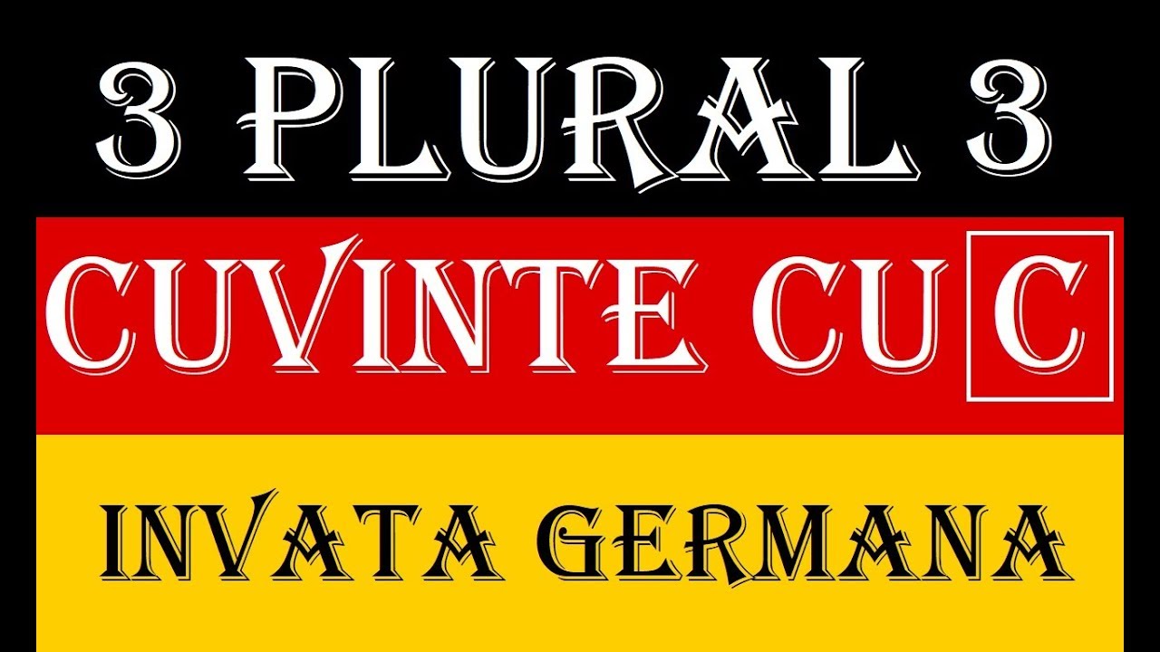 Invata Germana Pluralul Substantivelor Lectia 3 Cuvinte Cu C