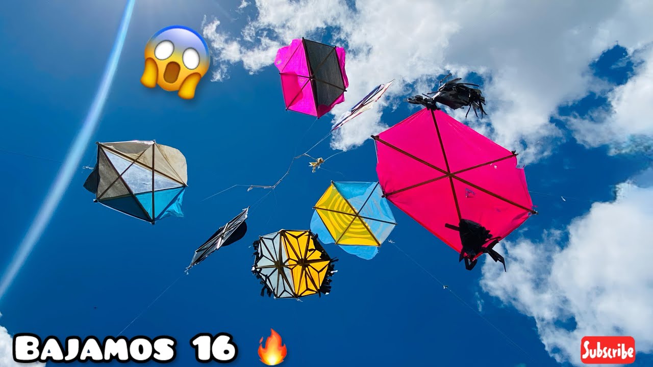 Nos Llevamos 16 🔥 Chichigua Lajiando Volando Chichigua Quemamos 3 😱 Haciendo Guiso Papalote Cometa 