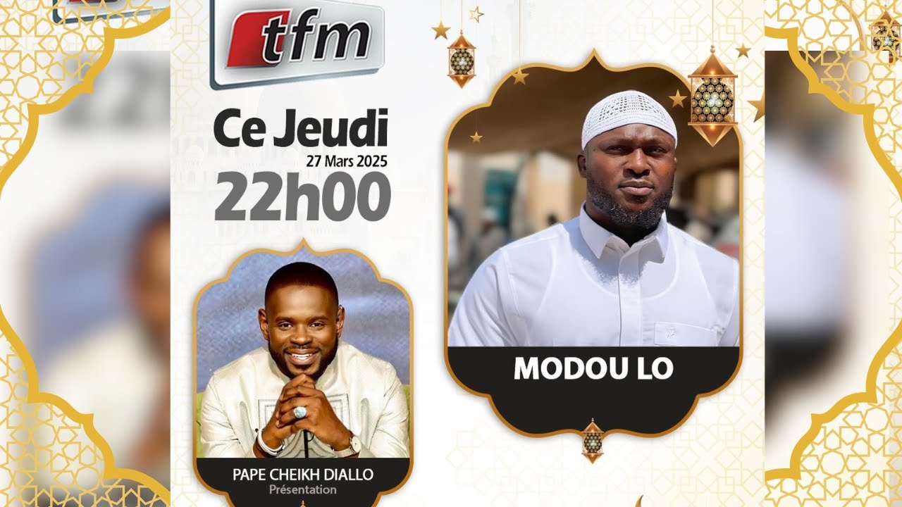🚨🚨TFM LIVE: Quartier Général du 27 Mars 2025 avec Pape Cheikh Diallo - invité : Modou Lo
