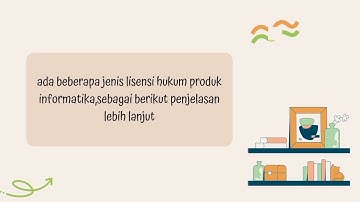 ASPEK EKONOMI DAN ASPEK HUKUM PRODUK INFORMATIKA ( nama habibah kls X e)