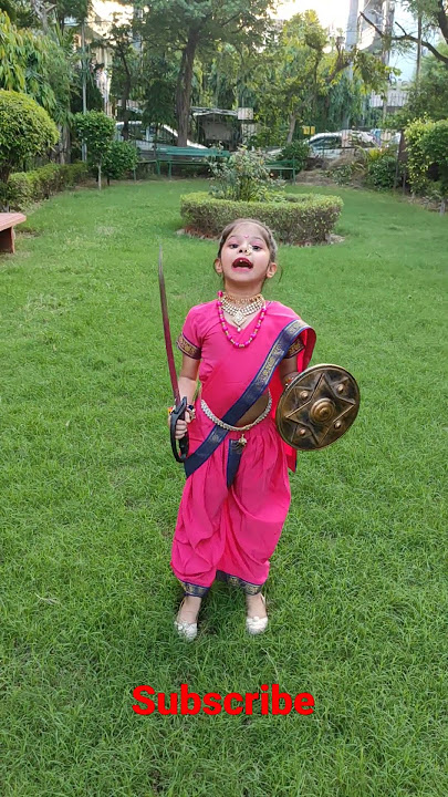 Rani Lakshmi Bai | Freedom fighter | Fancy Dress competition | #shorts