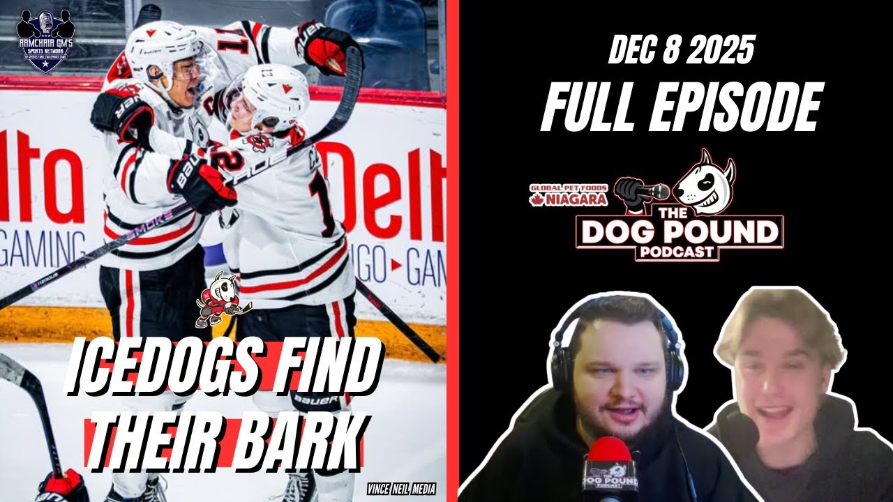 Niagara IceDogs begin December on a winning streak after a winless November - Dog Pound Podcast