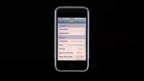 iPhone Finger Tip 8 - Mail Preferences