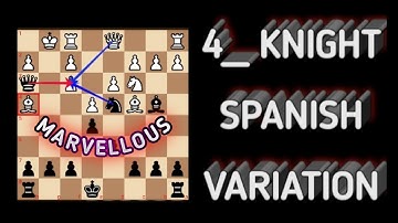 Four Knights, Spanish Variation | Beginner Level | Blitz Game | Black Win | ft. Vijay Joshi