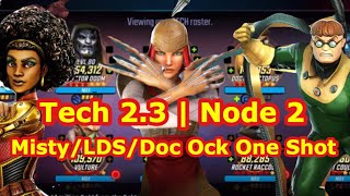 Misty and Doctor Octopus Approach to Doom 2.3 Node 2 One Shot | Doom II Raids | Marvel Strike Force