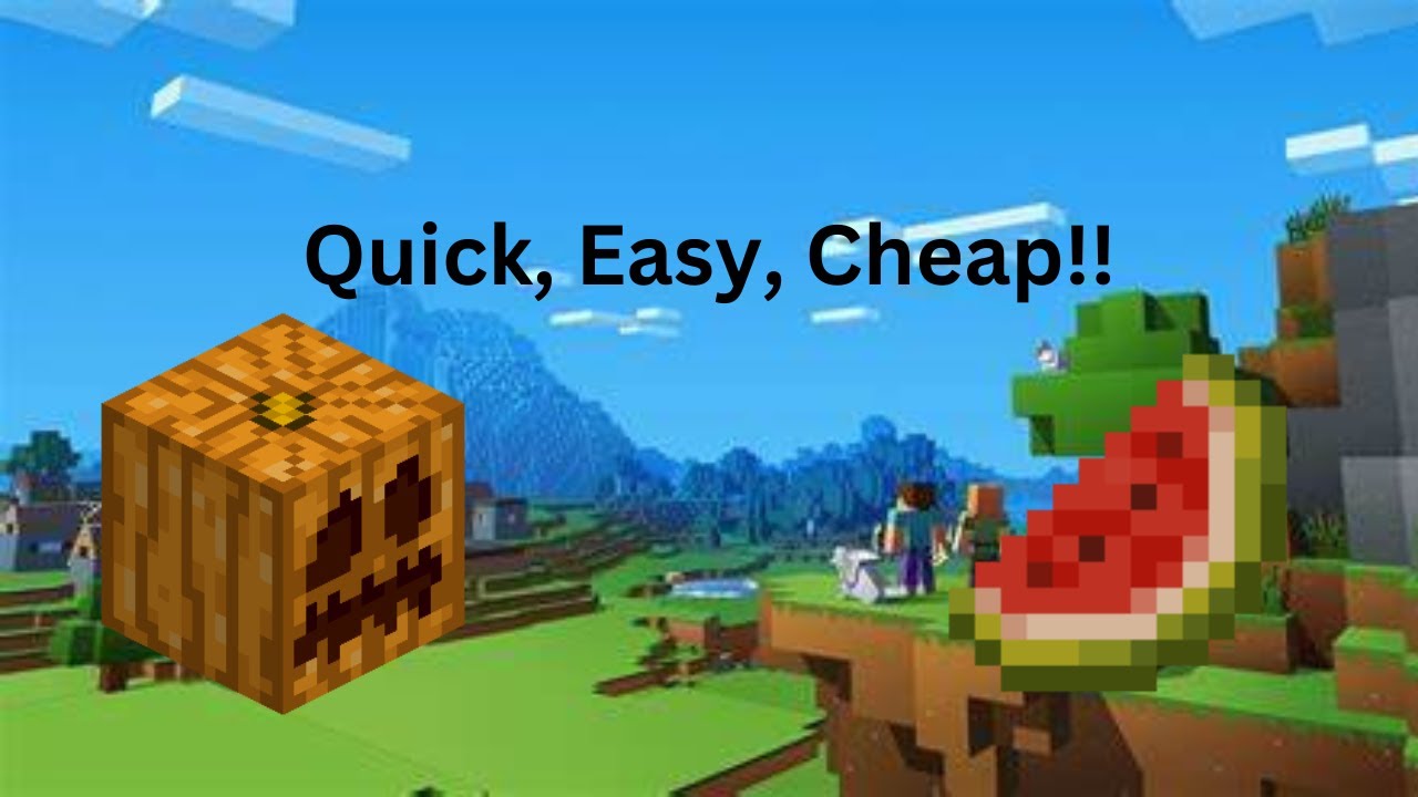 How to make Automatic Pumpkin or Melon Farm YouTube