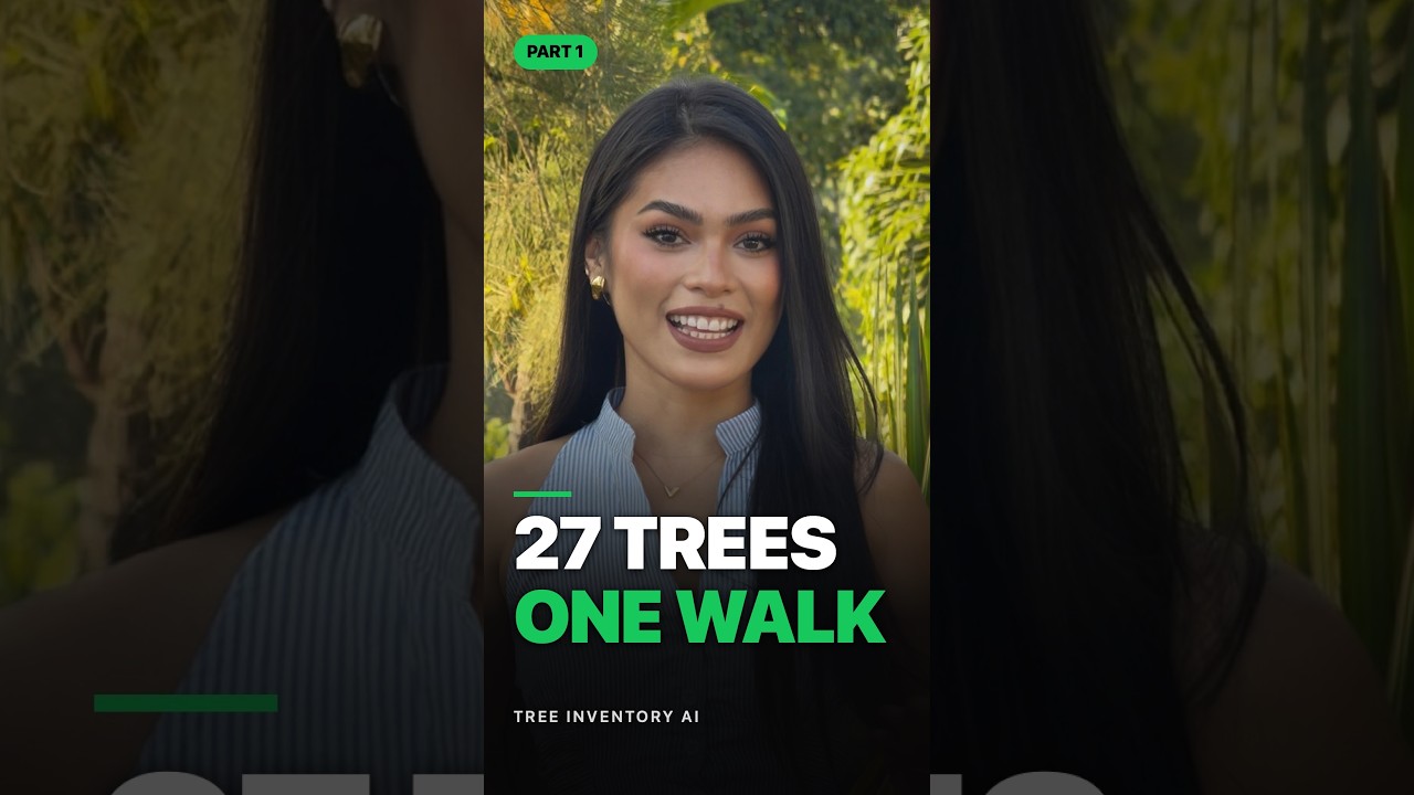 27 trees in one walk. No forms, no measuring.