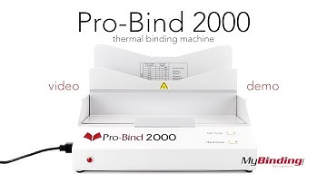 Pro-Bind 2000 Professional Thermal Binding Machine - PROBIND2000