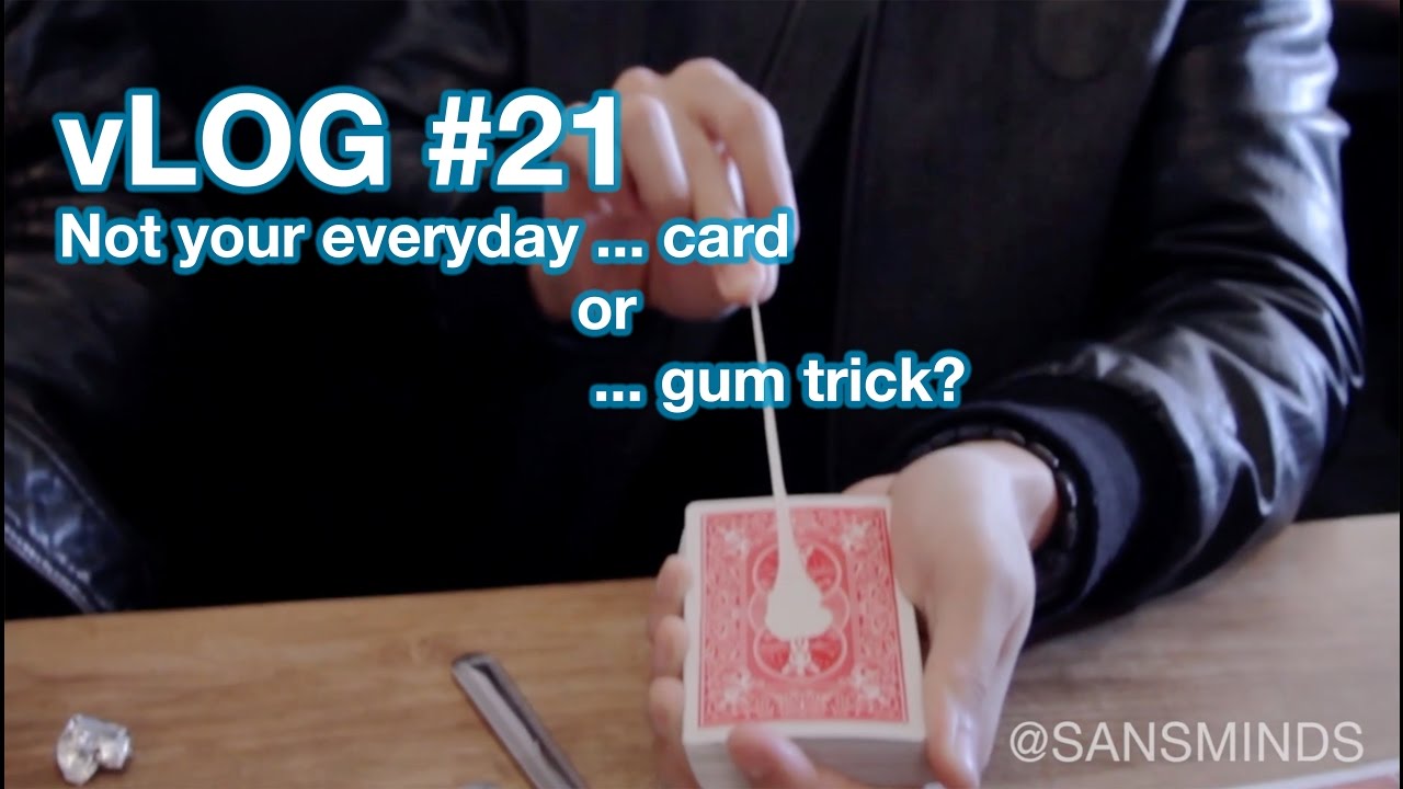 Sticky Card trick vLog 21 YouTube