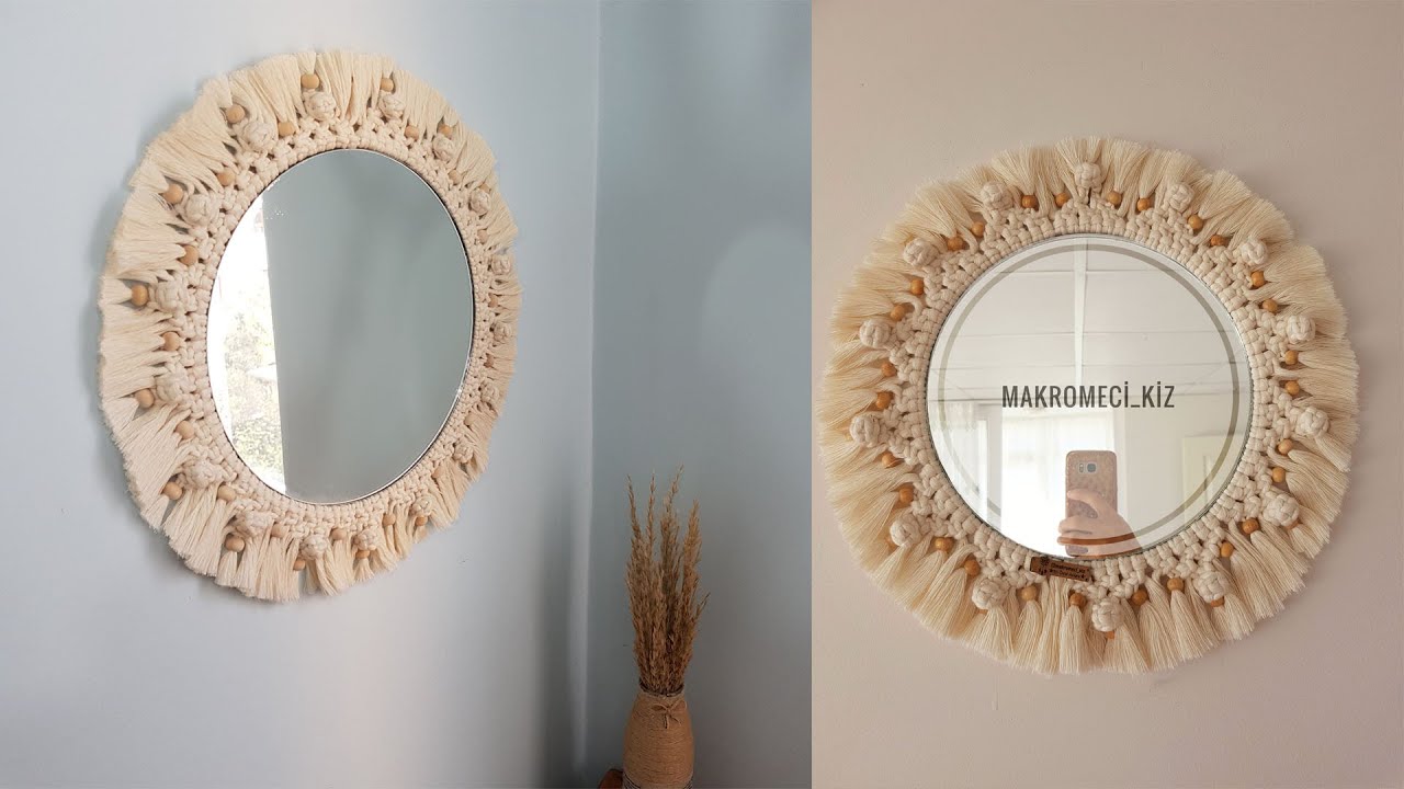 Makrome Ayna Yapımı ( Detaylı Anlatım )