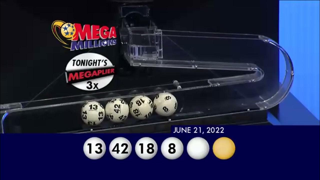 MegaMillions Drawing 06 21 2022 YouTube