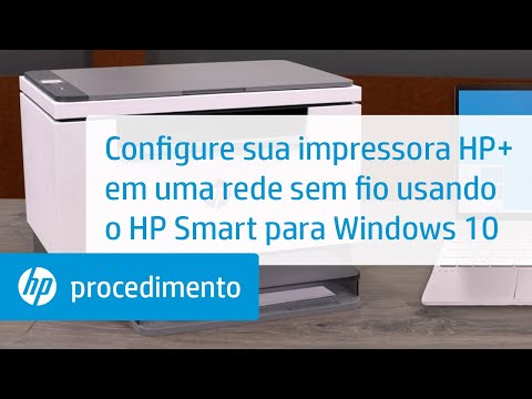 Configure a impressora HP+ em uma rede sem fio usando o HP Smart para Windows 10 | HP Support