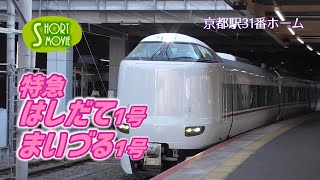 【ショート動画】287系特急はしだて1号＋まいづる1号発車！