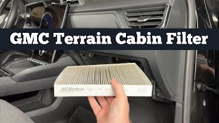 2025 - 2026 GMC TERRAIN Cabin Air filter Replacement - How To Change Replace Cabin Filter DIY