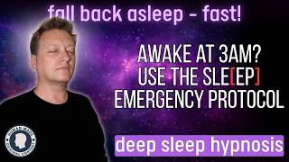 Awake At 3am? Get Back To Sleep Fast With This Powerful Sleep Hypnosis | Black Screen, No Ads, No AI