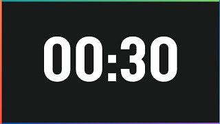 30 Second Timer | Half Minute 