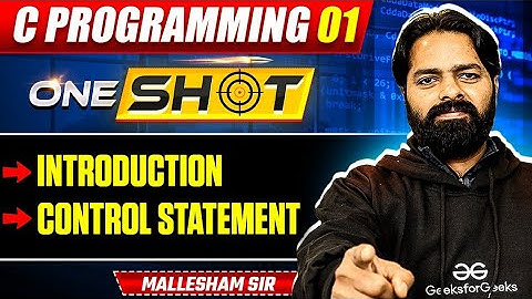 GATE Exam | C Programming One Shot | CS & IT | GATE Exam Preparation