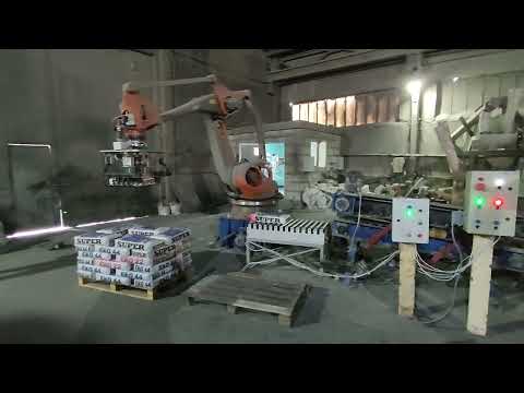 Robot palletizer. KUKA kr100 krc2