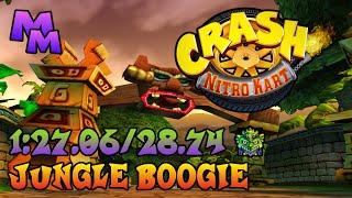 Crash Nitro Kart (PS2) - Jungle Boogie Time Trial - 1:27.06 / 28.74 [Course & Lap PBs] screenshot 4