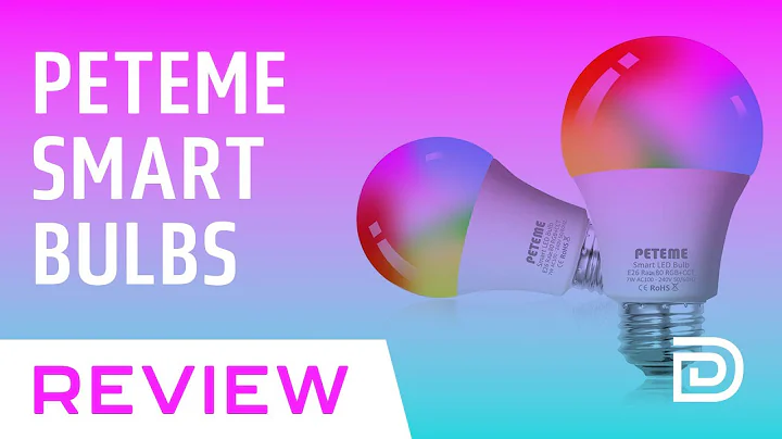 PETEME Smart LED Bulb WiFi Dimmable RGB Compatible w/ Alexa Echo Google Home