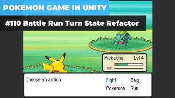 Make A Game Like Pokemon in Unity | #110 - Battle RunTurn State Refactor